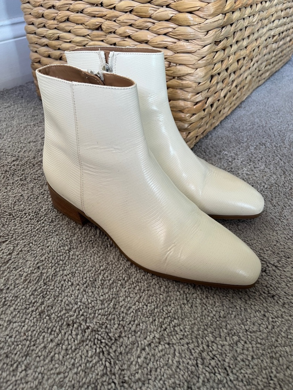 Aquatalia Italian Leather Ankle Boots - 9